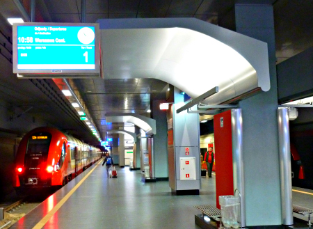 Chopin Airport Train Station