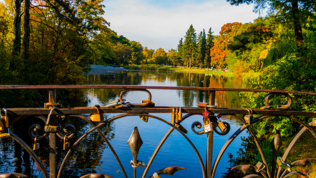 Ujazdowski Park in Warsaw